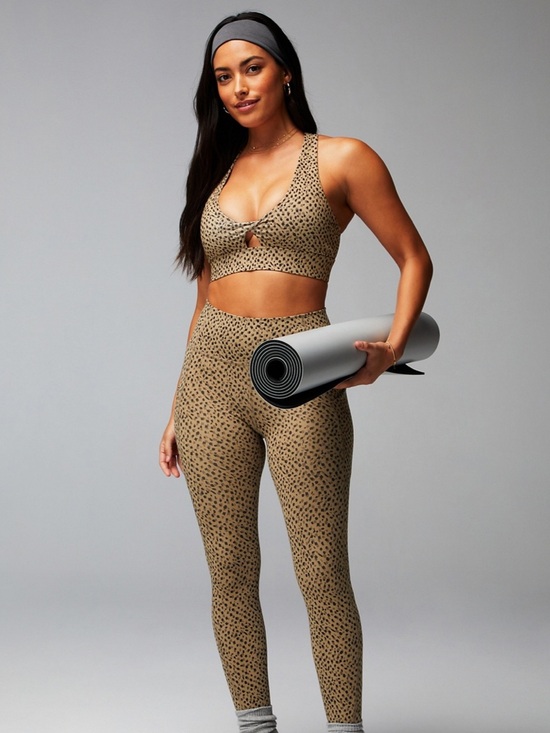 Fabletics Pants - FABLETICS - Luxe High-Waist Legging & Oasis Sports Bra SET Abstract Cheetah 🐆